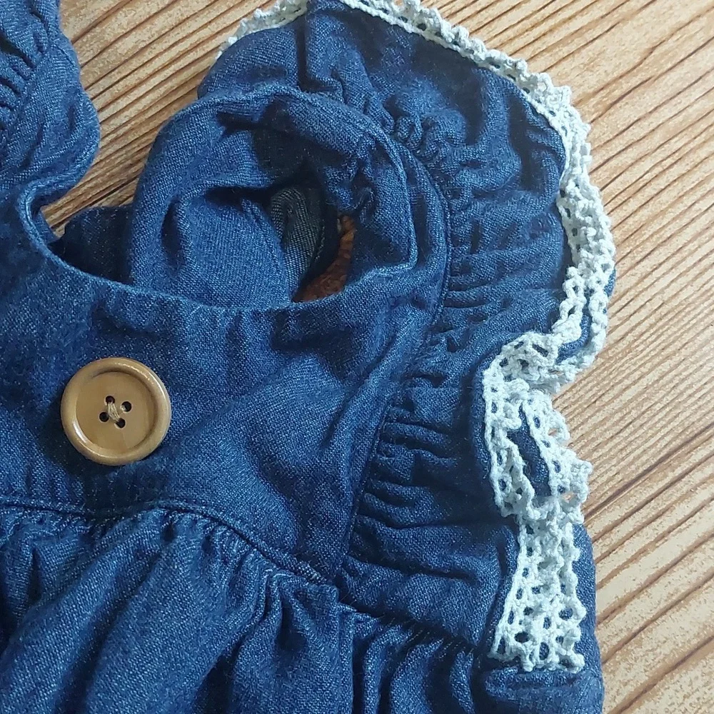 Eleanor Rose Chambray Denim Dress - Picture 7 of 7